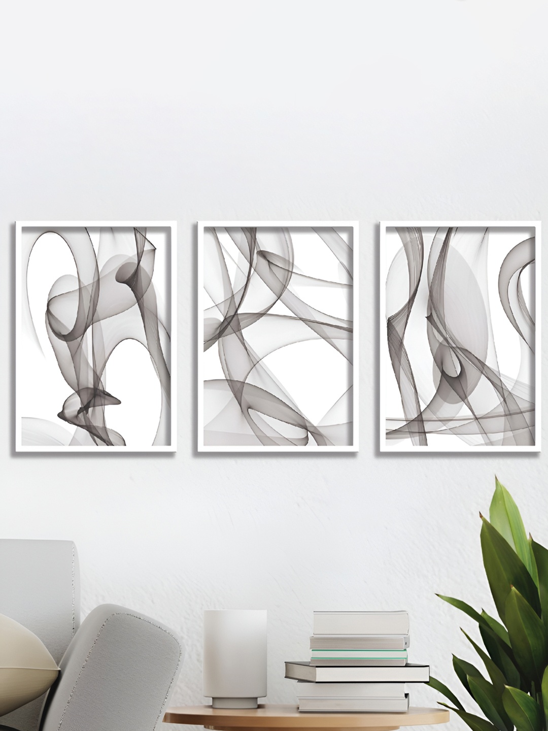 

Aura White & Brown 3 Piece Wooden Abstract Wall Art