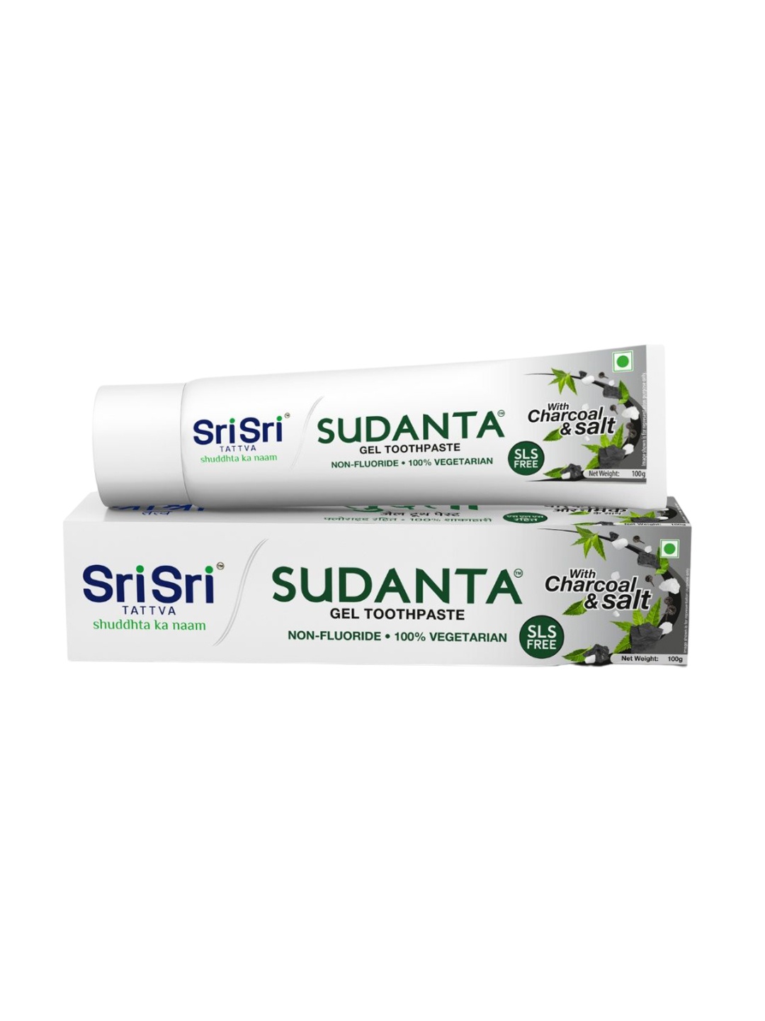 

Sri Sri Tattva Gel Toothpaste With Charcoal & Salt-100g, Na