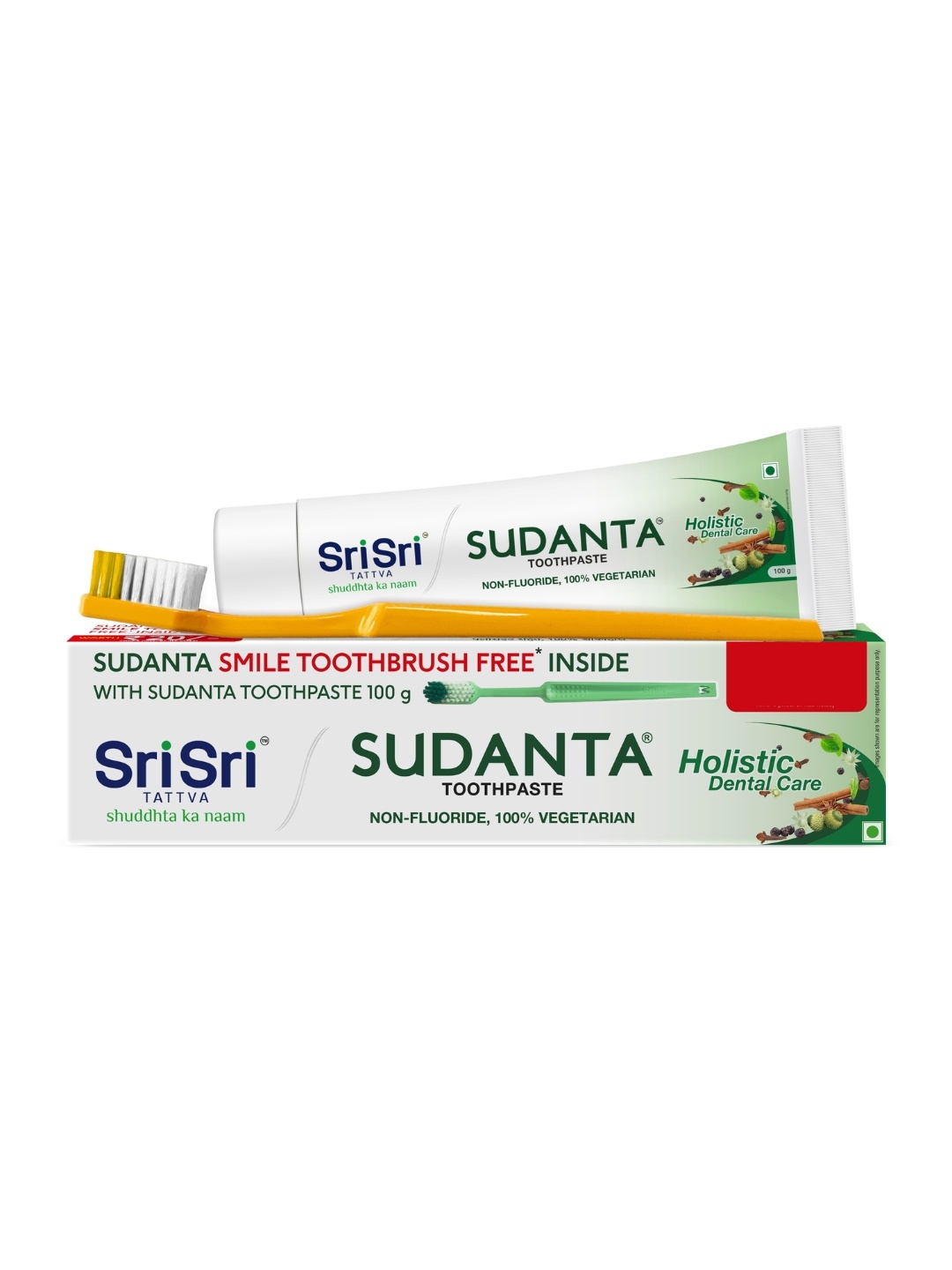 

Sri Sri Tattva Gel Toothpaste With Smile Toothbrush-200g, Na