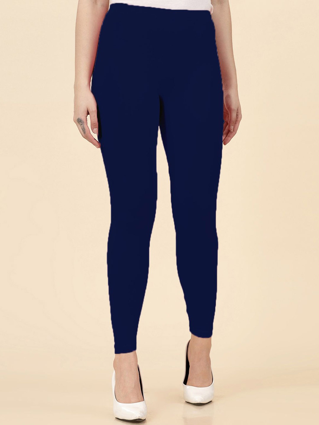 

Stylum Mid Rise Ankle-Length Leggings, Navy blue