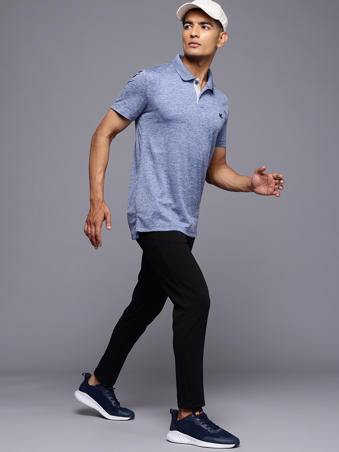 

HRX by Hrithik Roshan Men Polo Collar Sports T-shirt, Blue