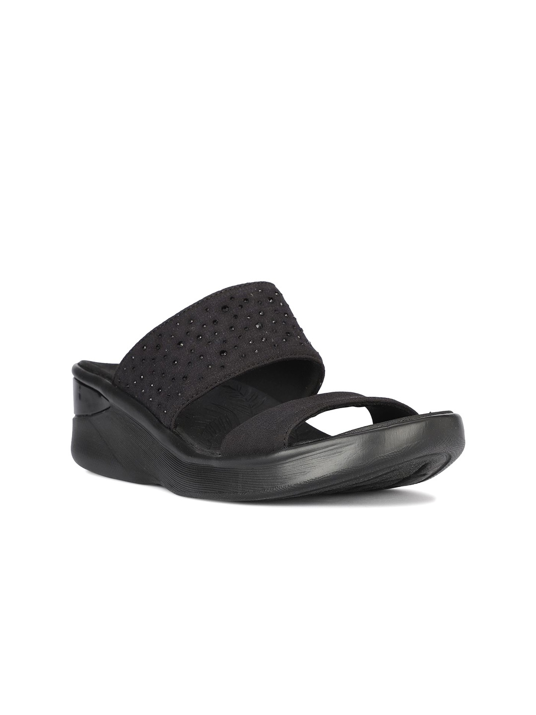 

Naturalizer Embellished Wedge Pumps, Black