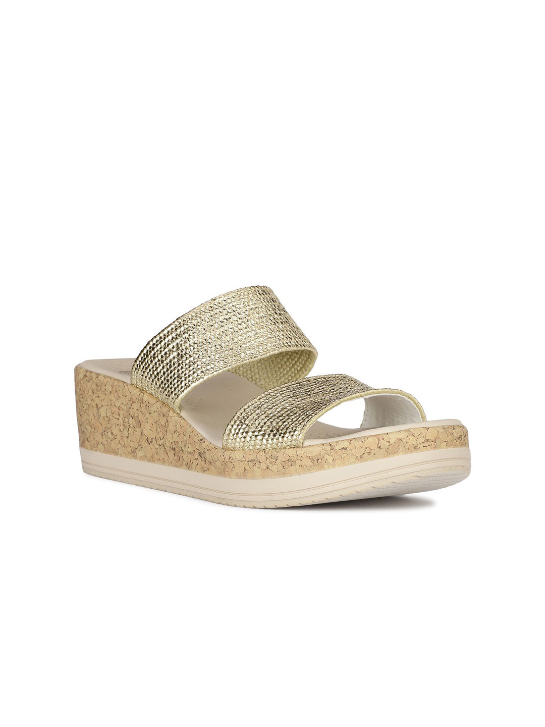 

Naturalizer Round Toe Wedge Heels, Gold