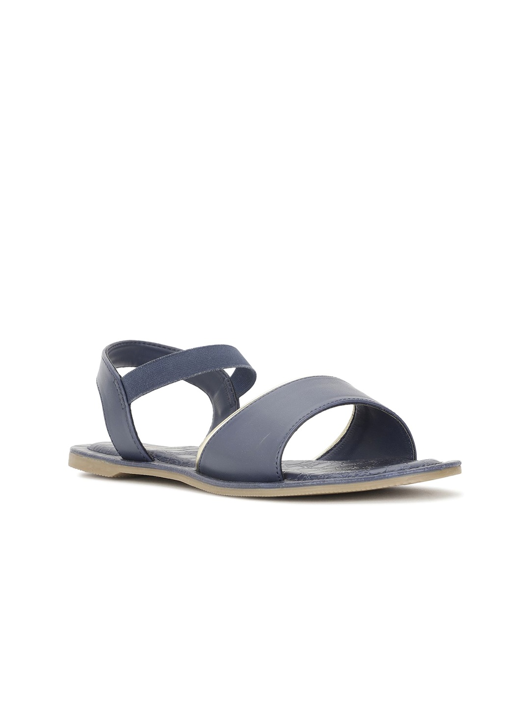 

Bata Women Open Toe Flats, Navy blue