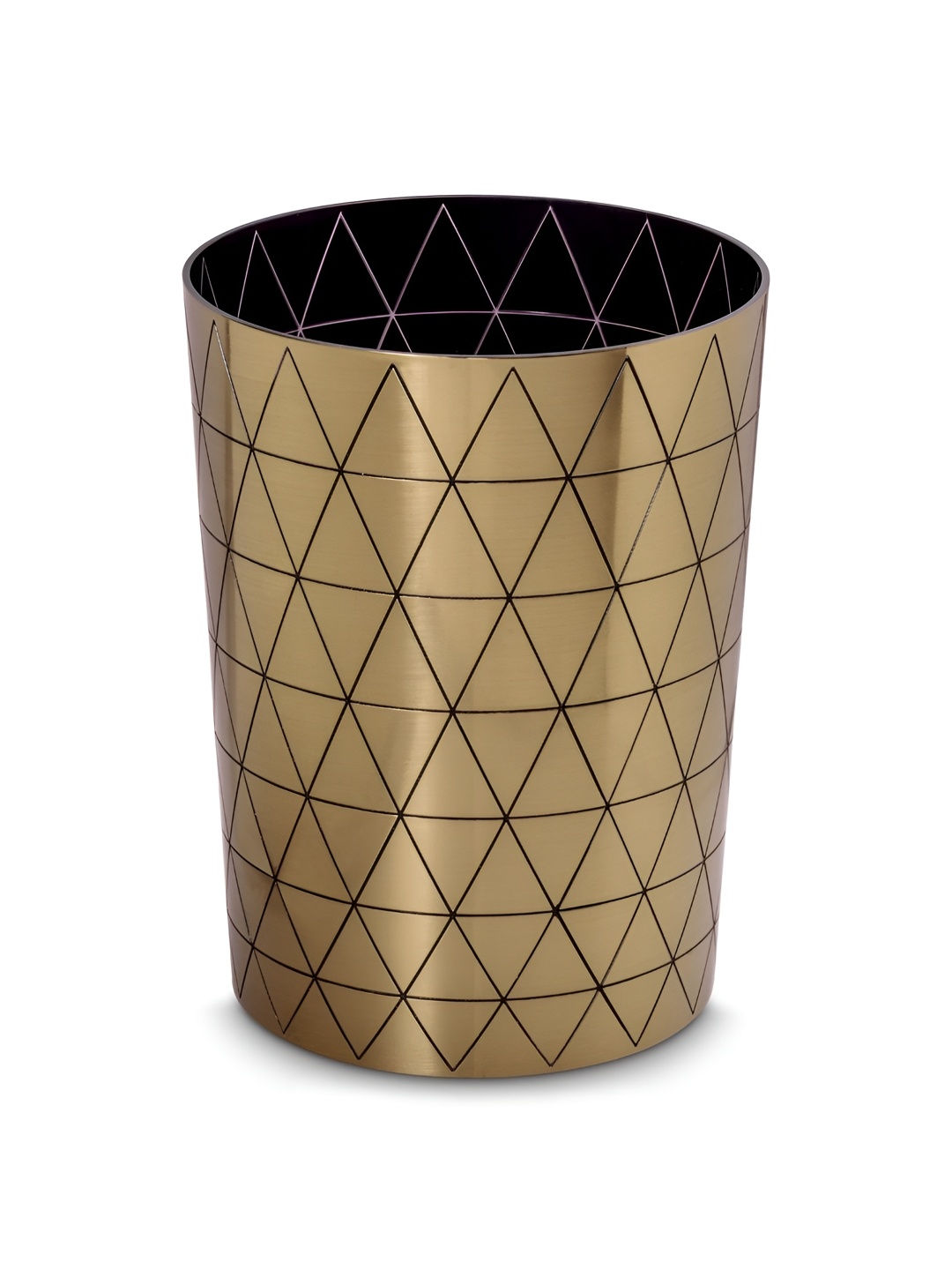 

Freelance Copper-Toned Glossy Dustbin