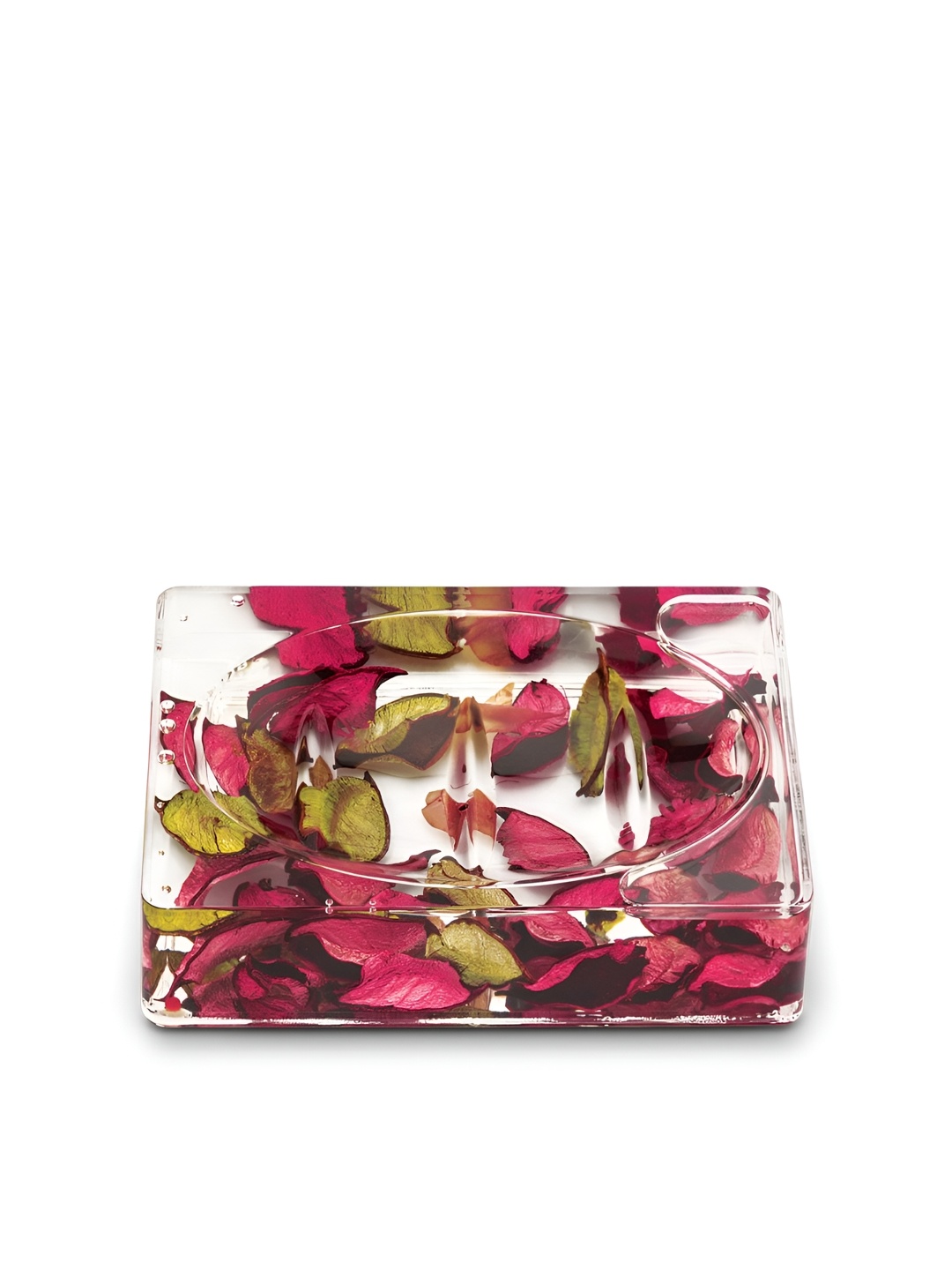 

Freelance Eden Red Printed Glossy Soap Dish