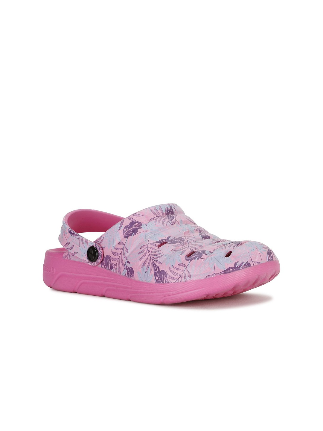 

Floatz Women Printed Slip-On Clogs, Pink