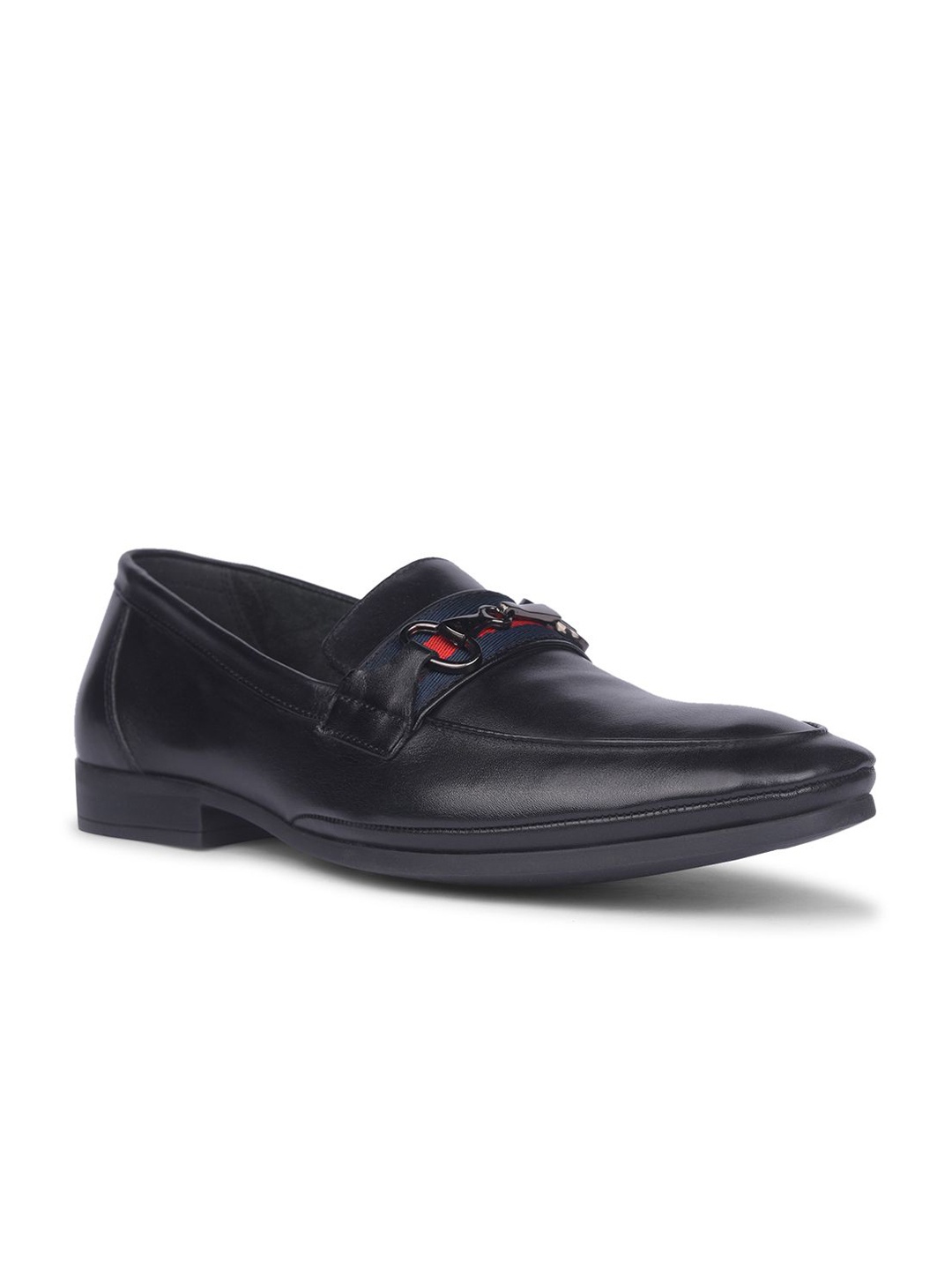 

Bata Red Label Men Leather Slip-On Sneakers, Black