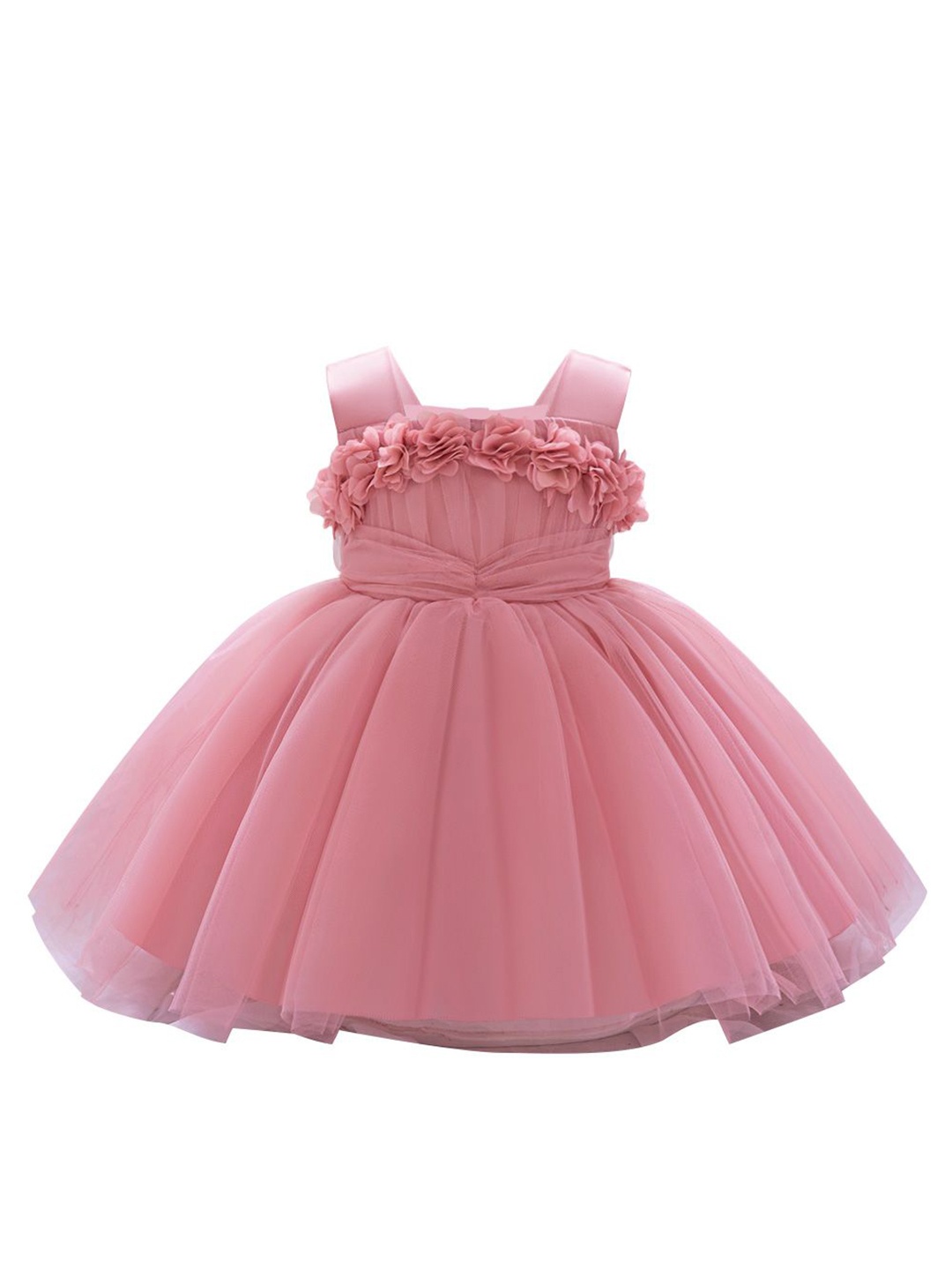 

StyleCast x Revolte Applique Fit & Flare Dress, Pink