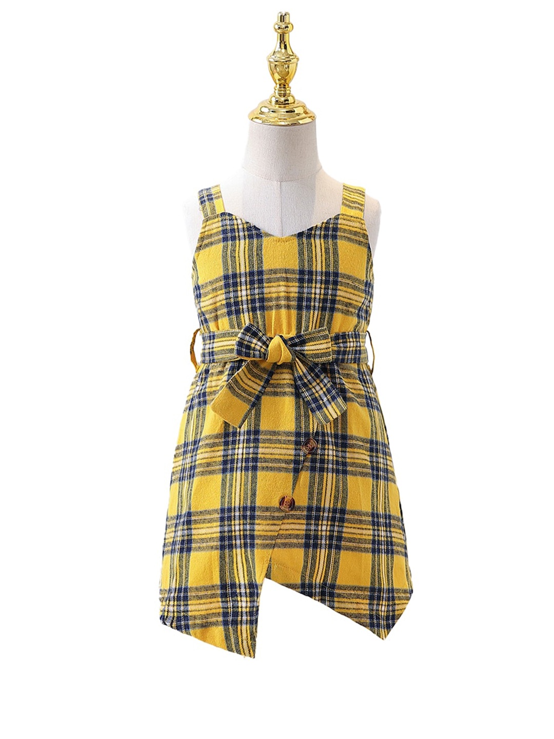 

StyleCast x Revolte Checked A-Line Dress, Yellow