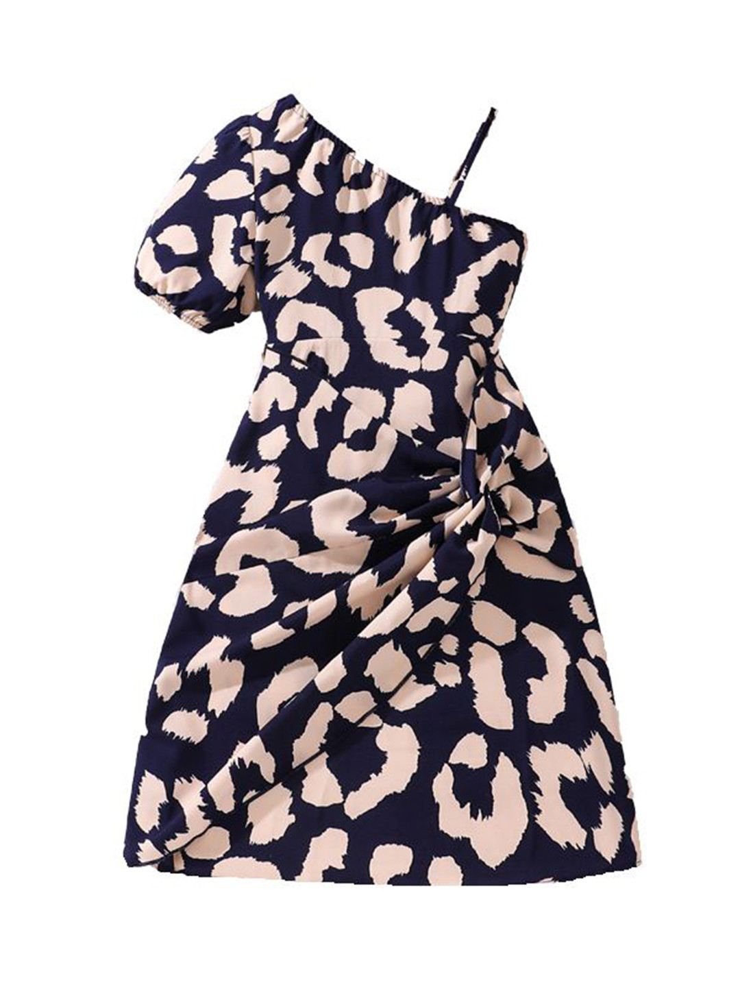 

StyleCast x Revolte Floral Print Fit & Flare Dress, Navy blue