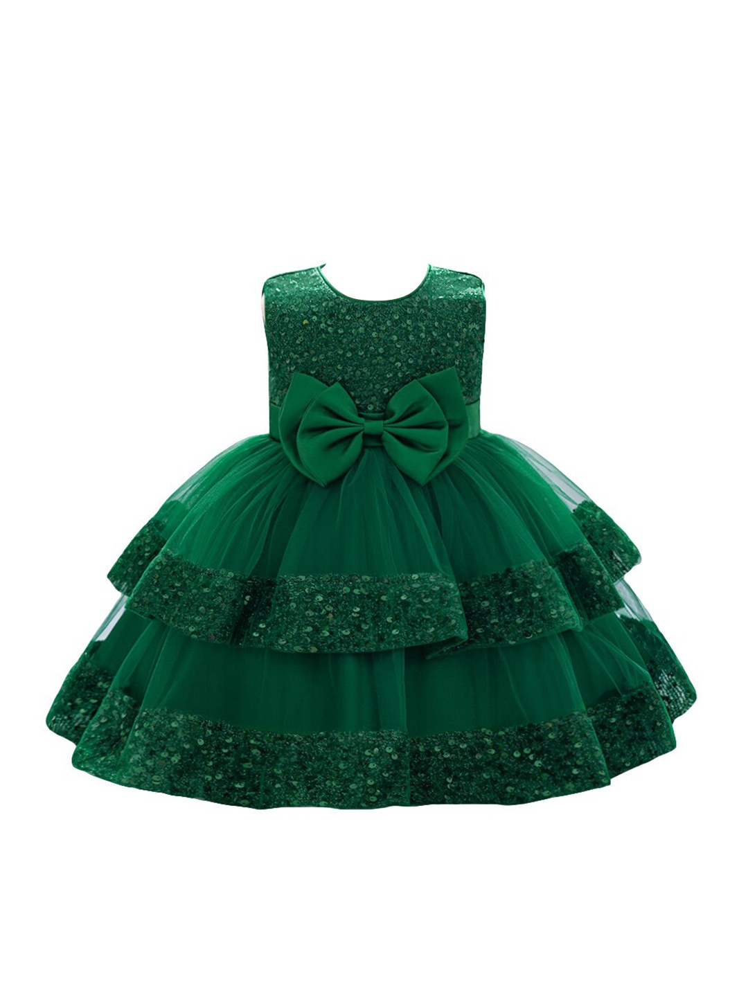 

StyleCast x Revolte Embellished Fit & Flare Maxi Dress, Green