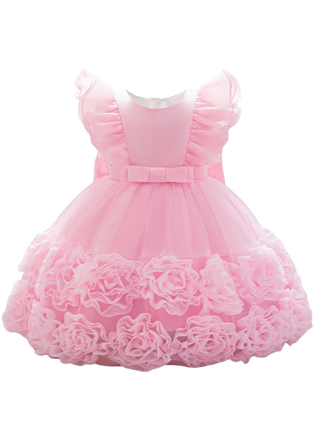 

StyleCast x Revolte Applique Balloon Dress, Pink