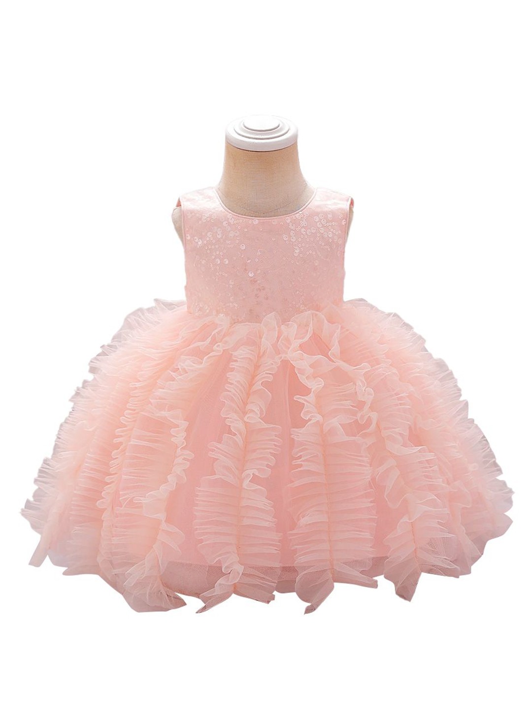 

StyleCast x Revolte Girls Embellished Fit & Flare Maxi Dress, Pink