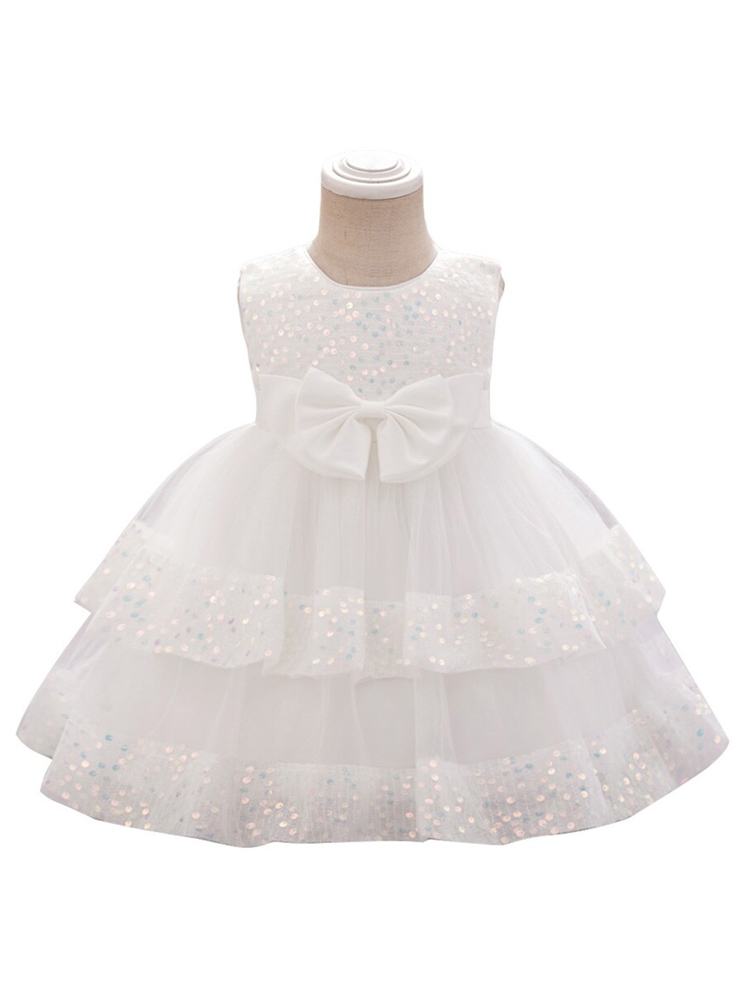 

StyleCast x Revolte -Girls Embellished Fit & Flare Dress, White