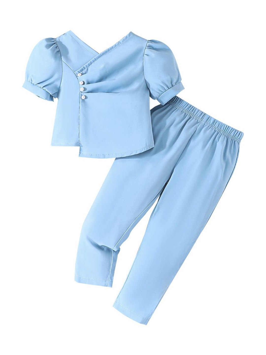 

StyleCast x Revolte Girls Top with Trousers, Blue