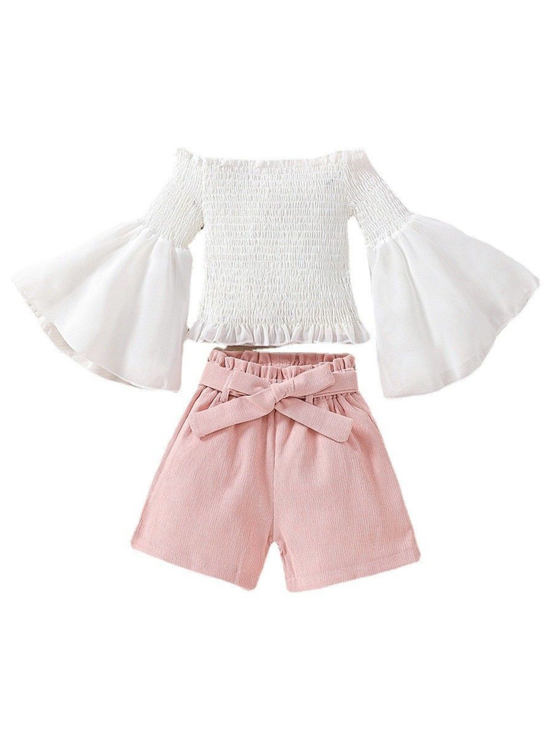 

StyleCast x Revolte Girls Top with Shorts, Pink