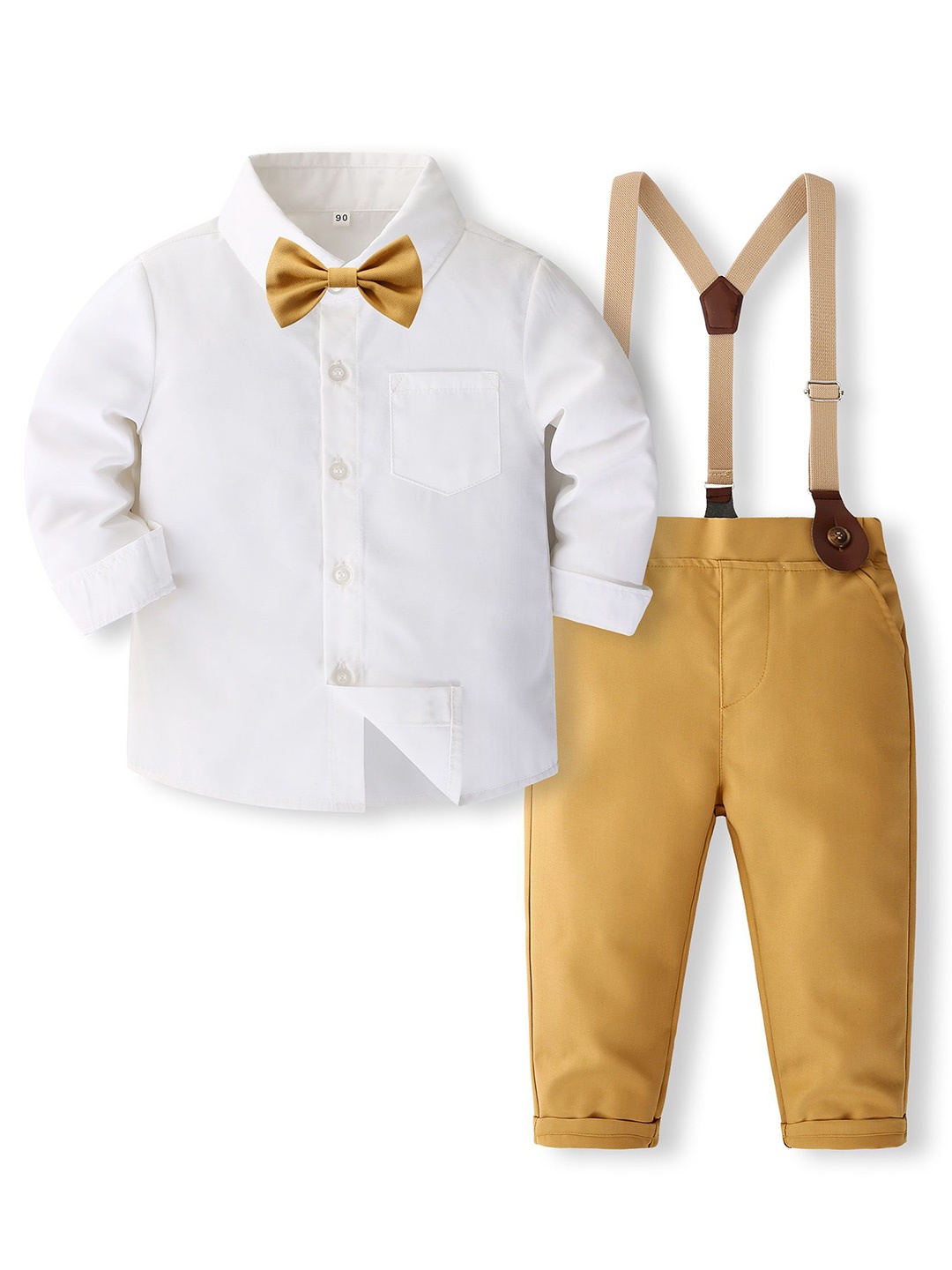 

StyleCast x Revolte Boys Shirt with Trousers, Yellow