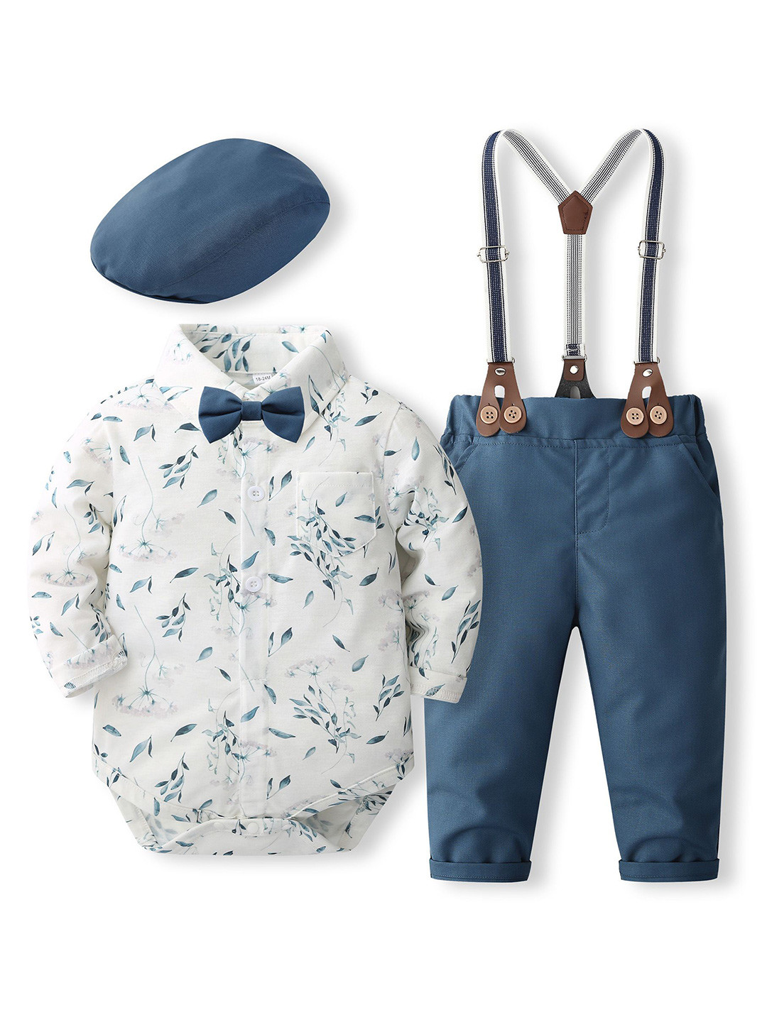 

StyleCast x Revolte Boys Printed Shirt with Trousers, Blue