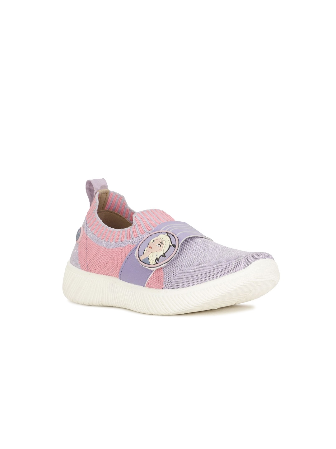 

Disney Girls Woven Design Slip-On Sneakers, Purple