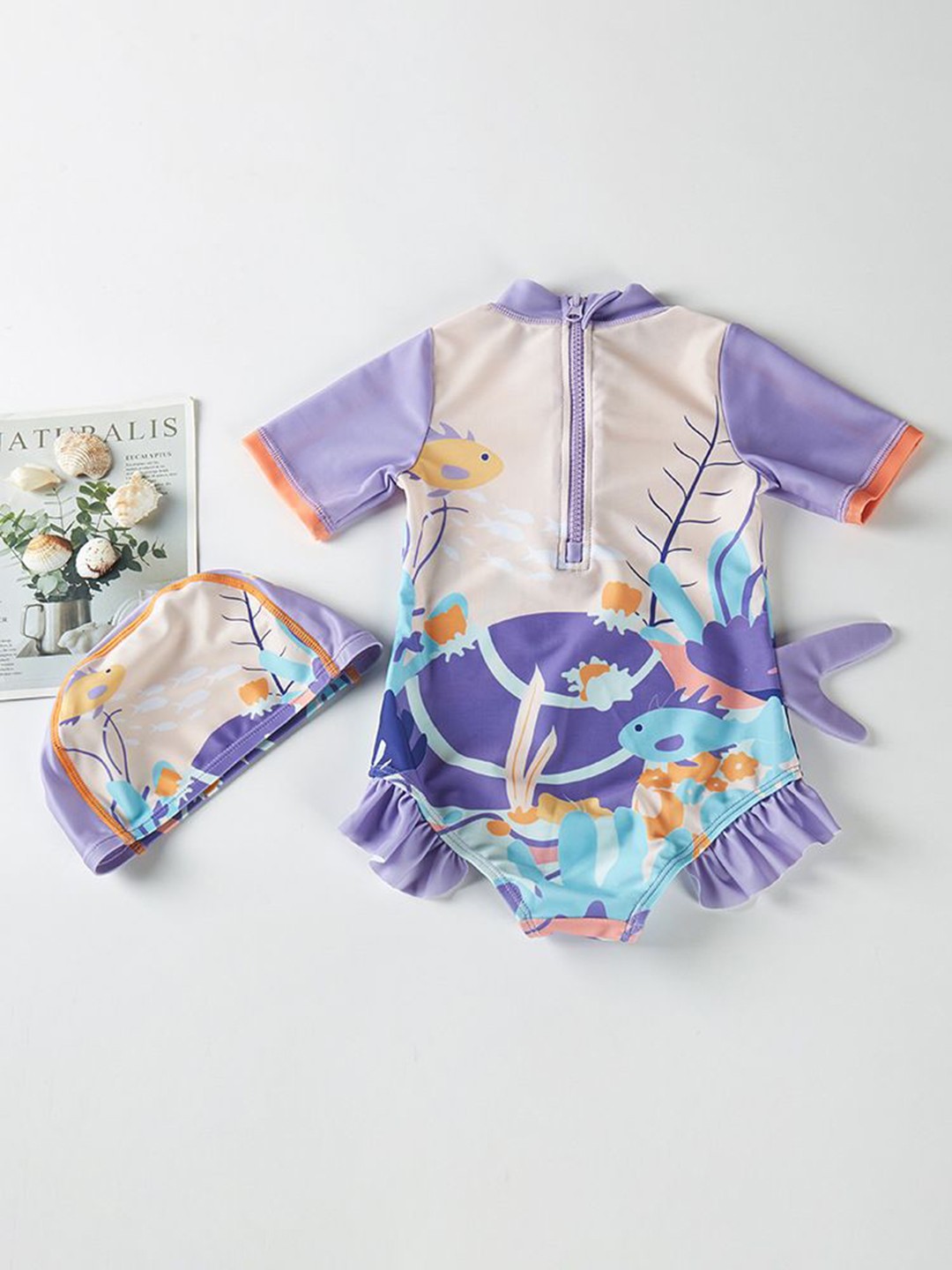 

StyleCast x Revolte Girls Printed Bodysuit, Purple