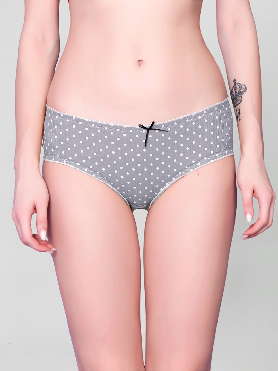 

Spiaty Printed Mid Rise Briefs GP111_GR, Grey