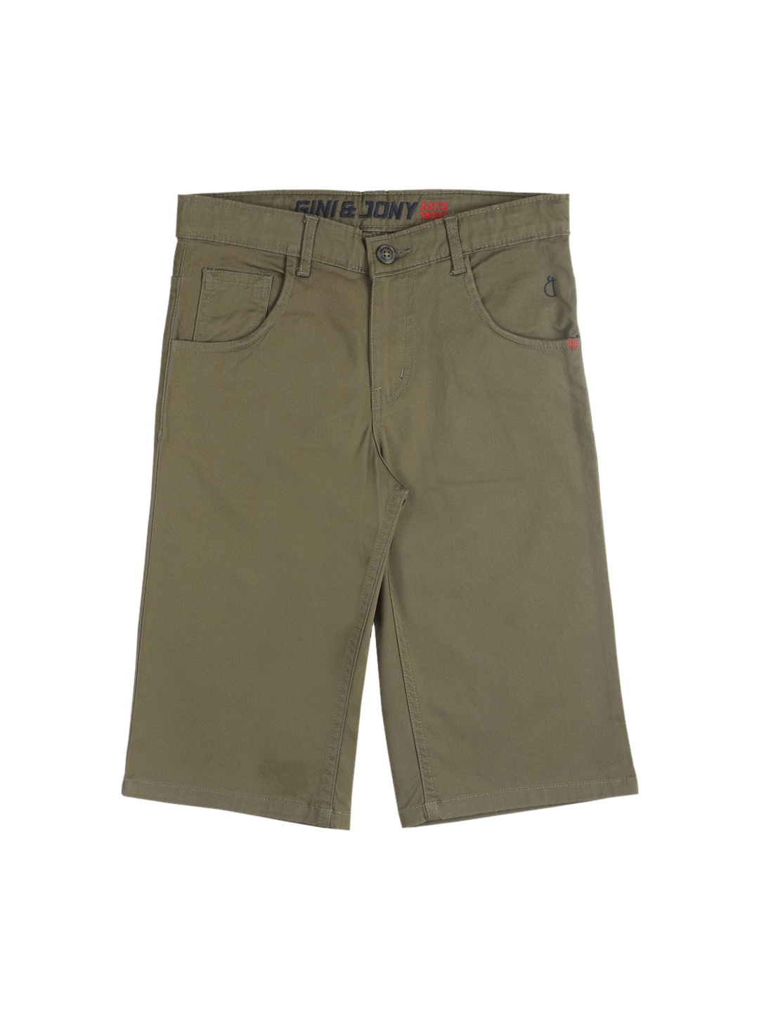 

Gini and Jony Boys Shorts, Olive