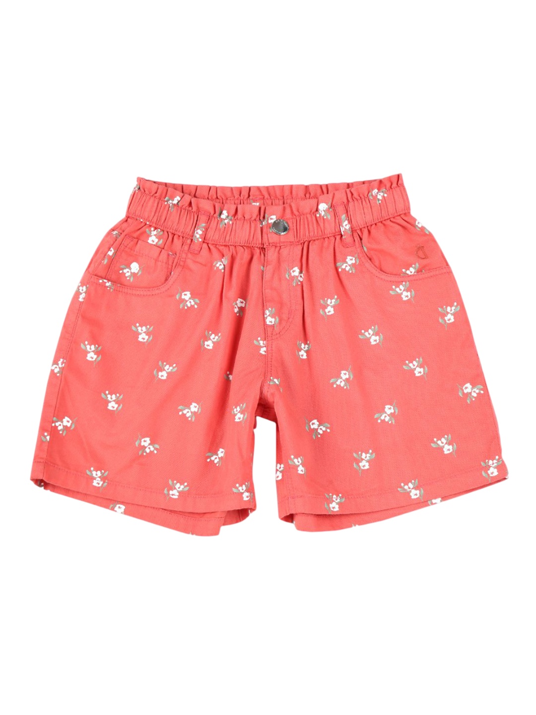 

Gini and Jony Girls Printed Shorts, Pink