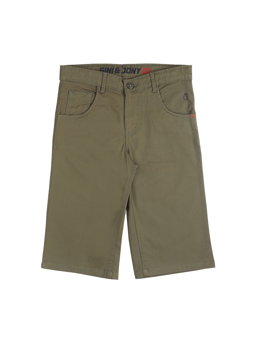 

Gini and Jony Boys Shorts, Olive