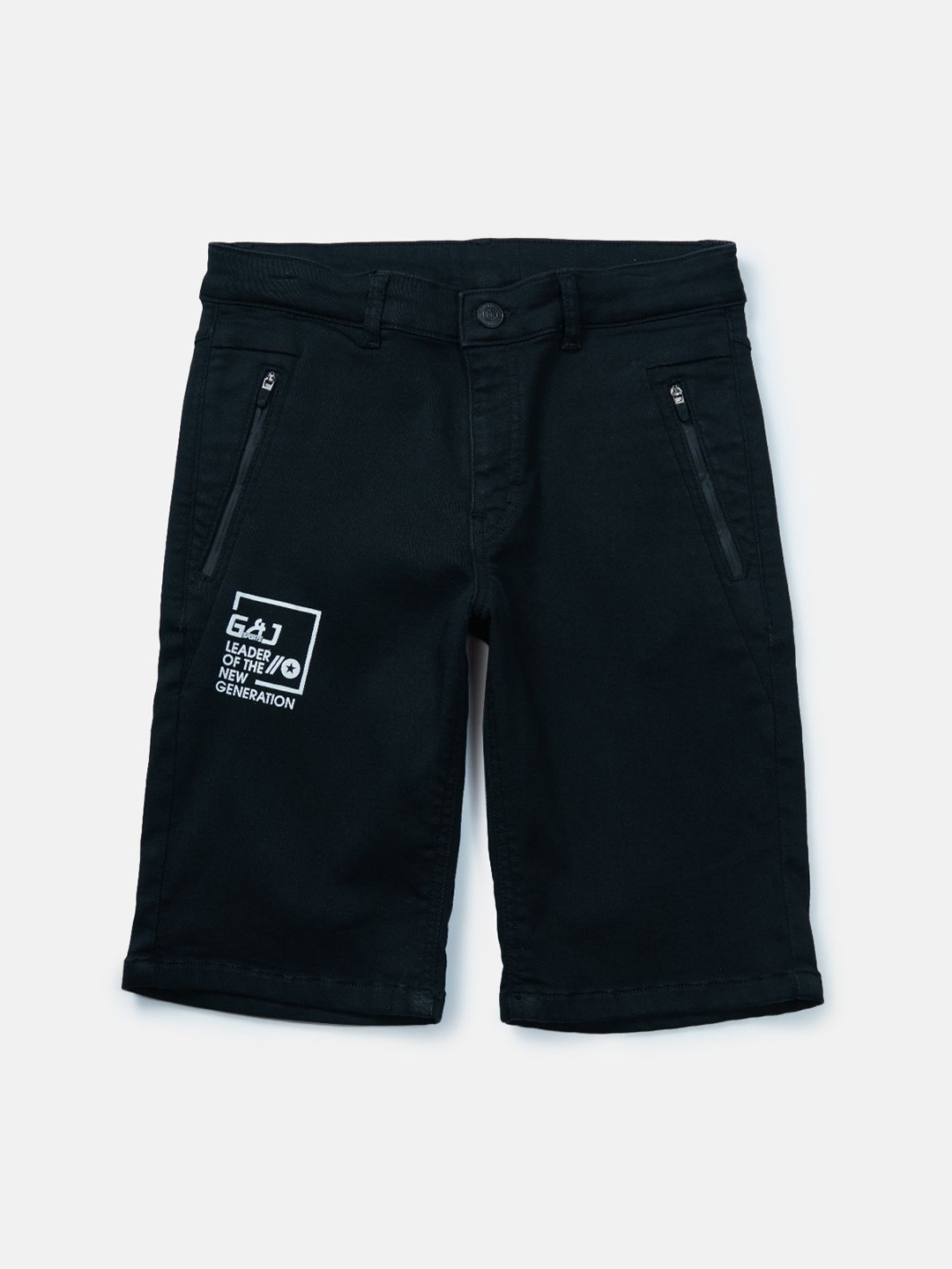 

Gini and Jony Boys Denim Shorts, Black