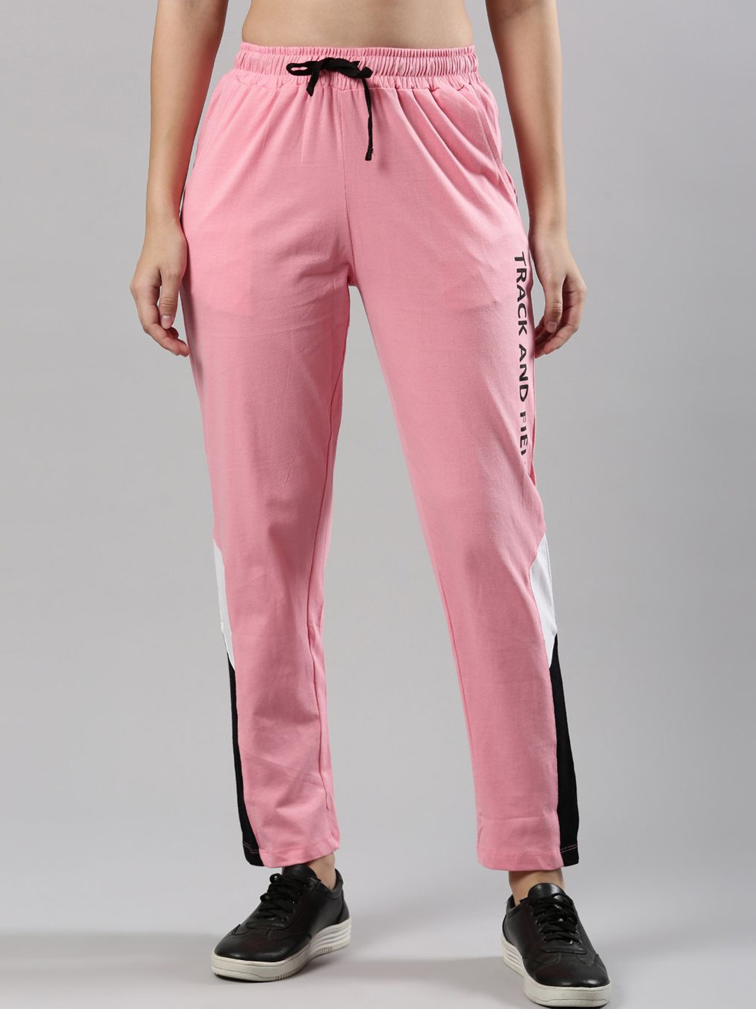 

Femmora Womens Cotton Track Pants, Pink