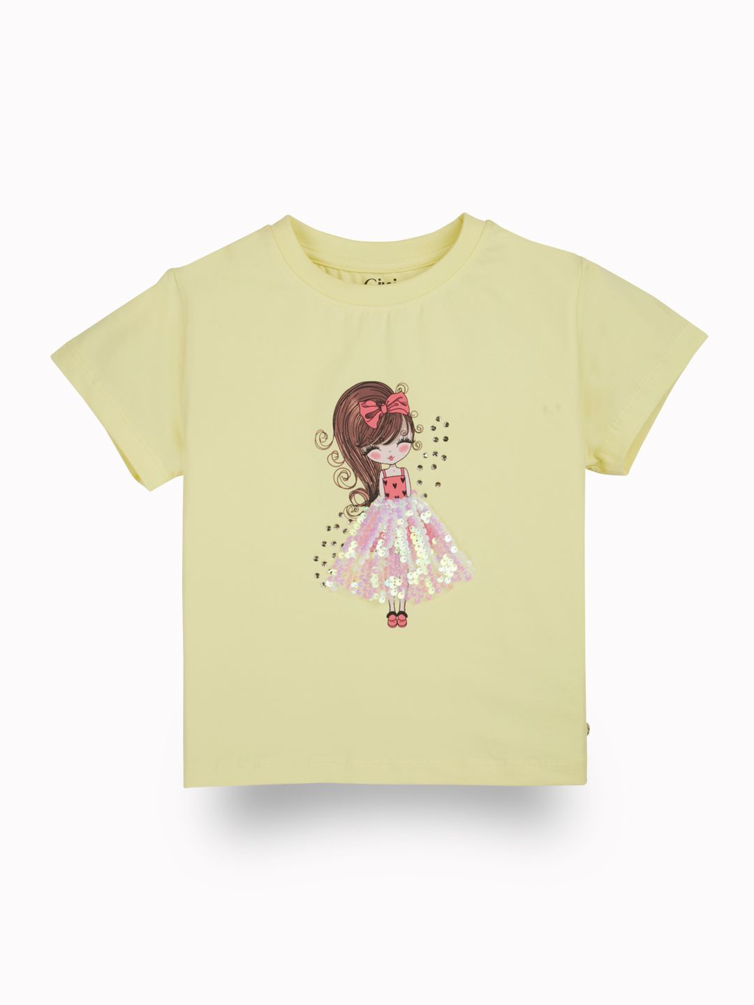 

Gini and Jony Print Cotton Top, Yellow
