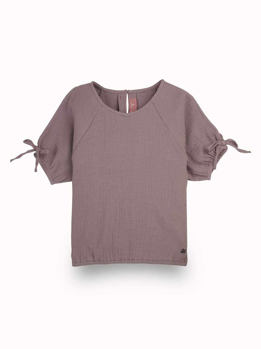 

Gini and Jony Cotton Blouson Top, Mauve