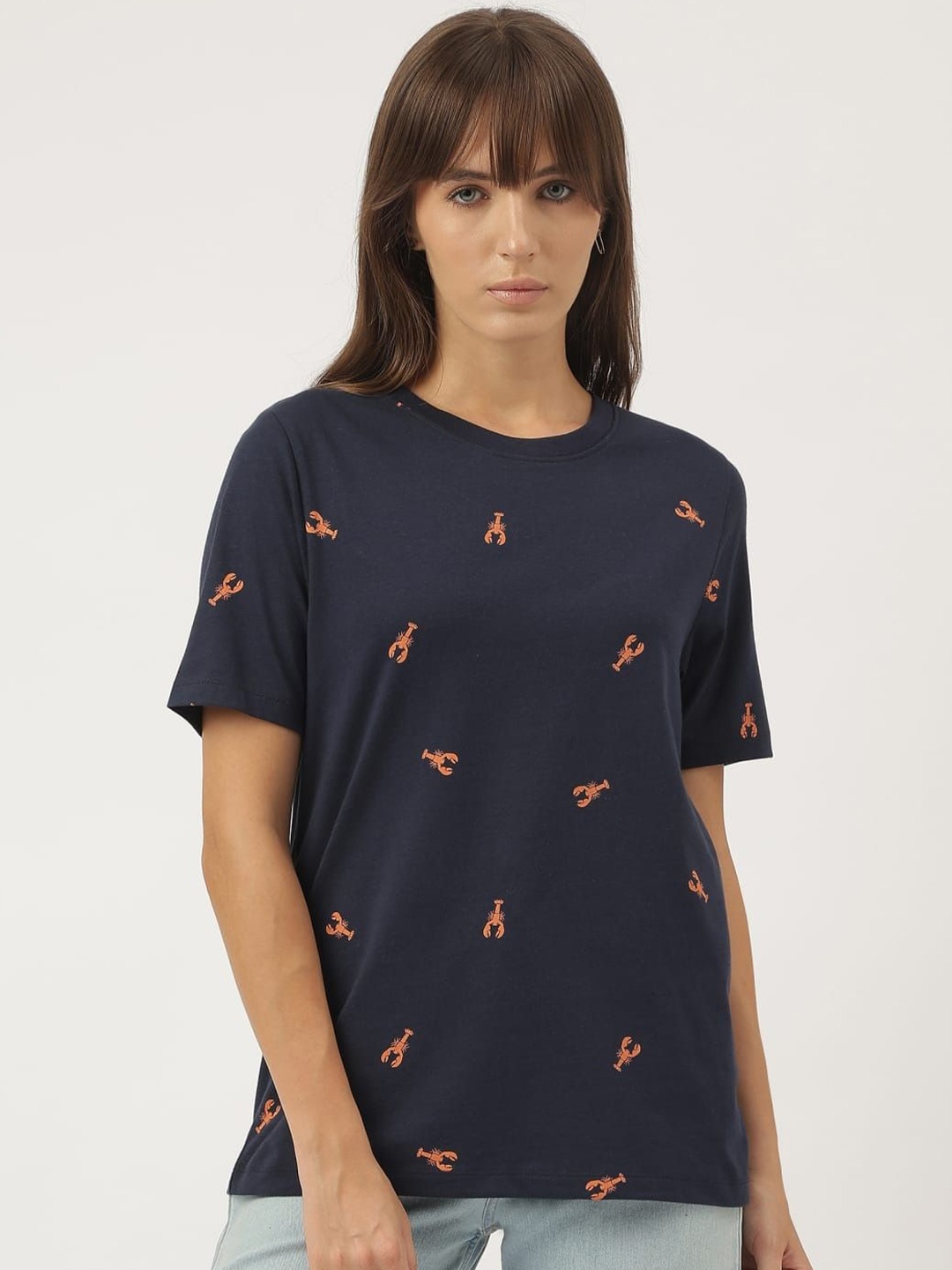 

Marks & Spencer Women T-shirt, Navy blue