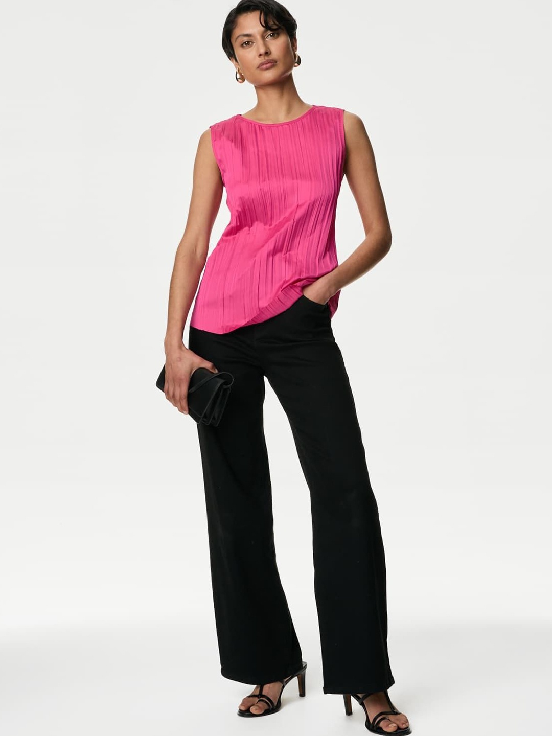 

Marks & Spencer Print Top, Pink