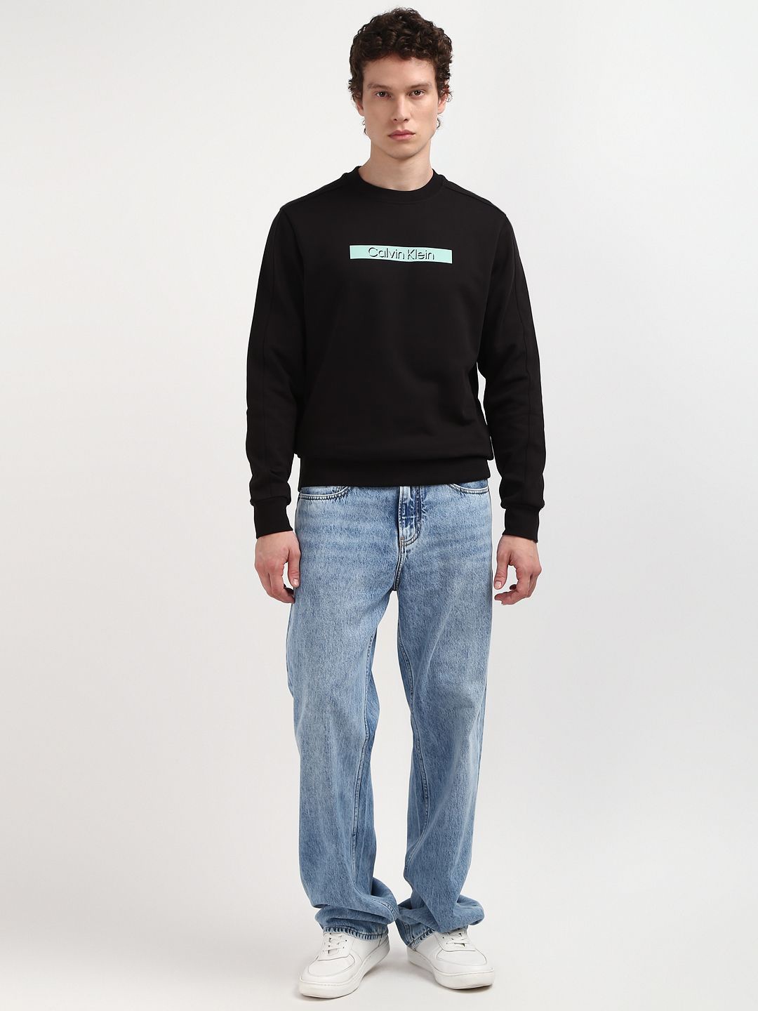 

Calvin Klein Jeans Men Printed Sweatshirt, Black