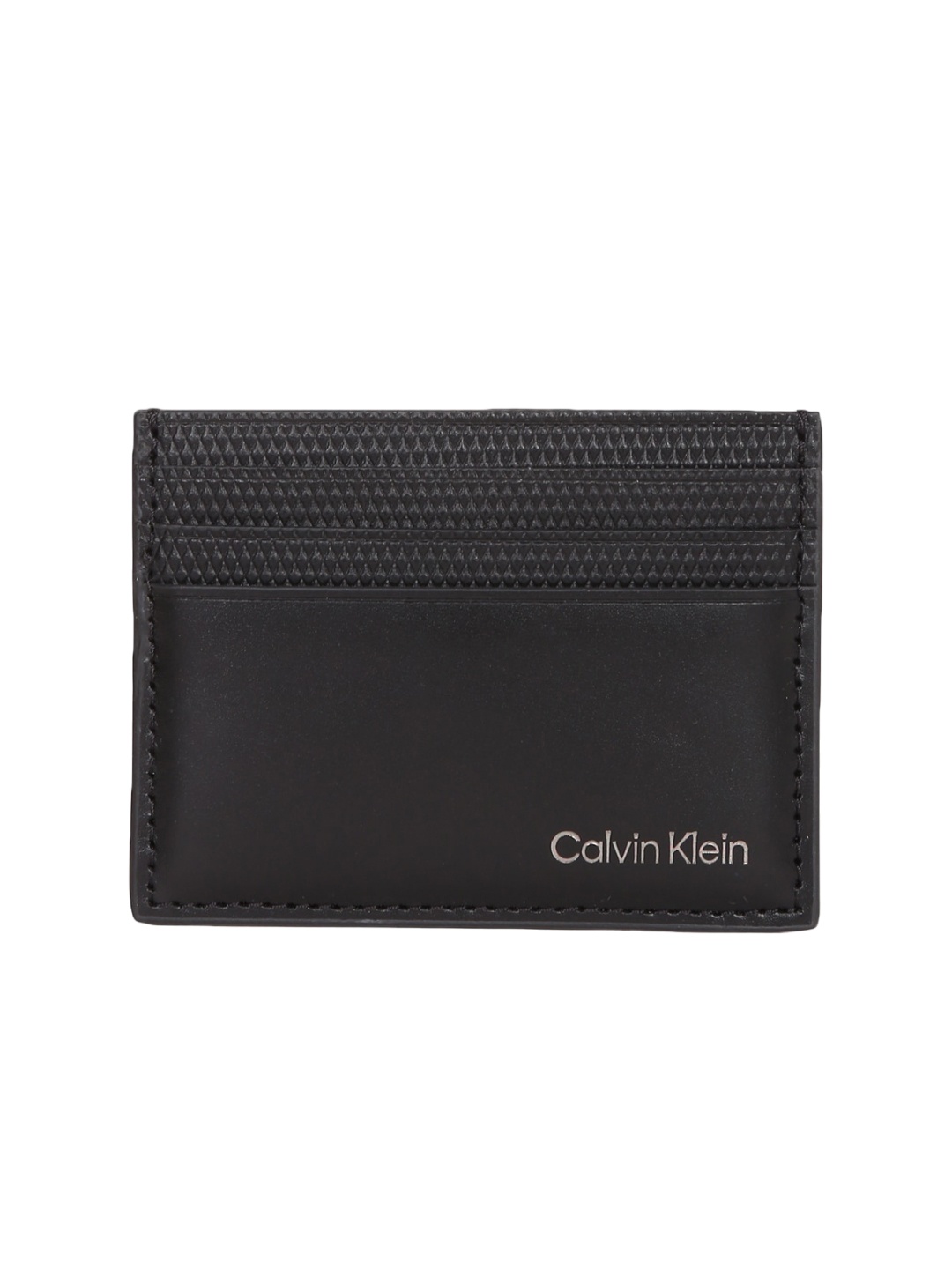 

Calvin Klein Textured Leather Swagger Satchel, Black