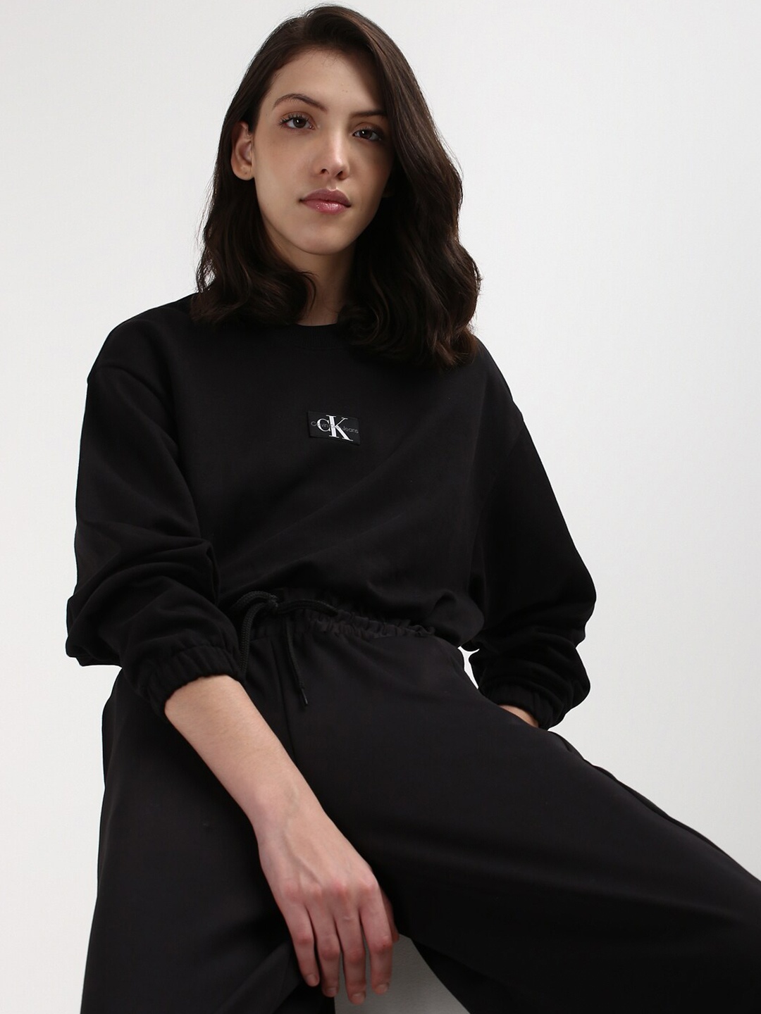 

Calvin Klein Jeans Women Sweatshirt, Black