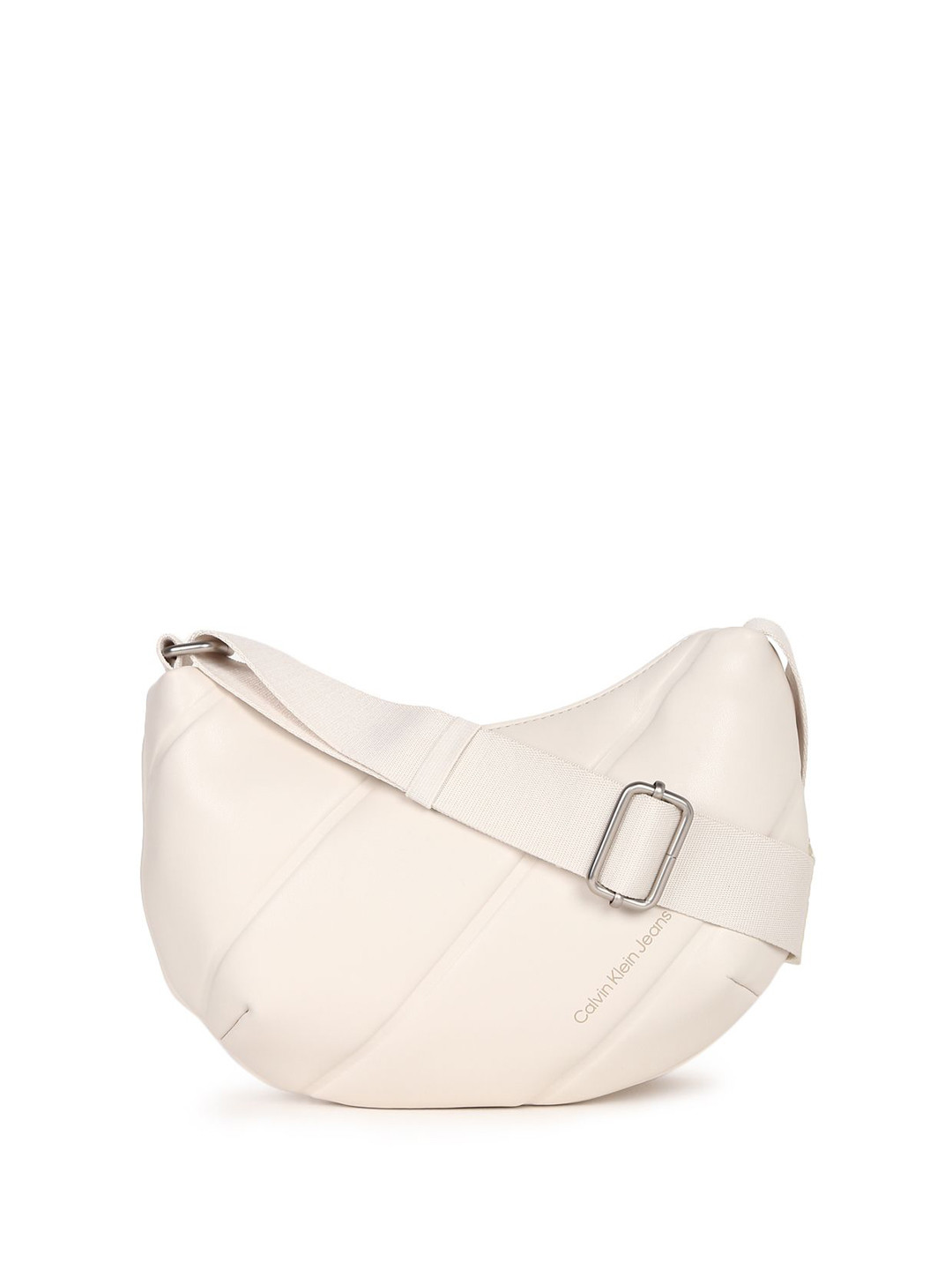 

Calvin Klein PU Half Moon Sling Bag, Beige