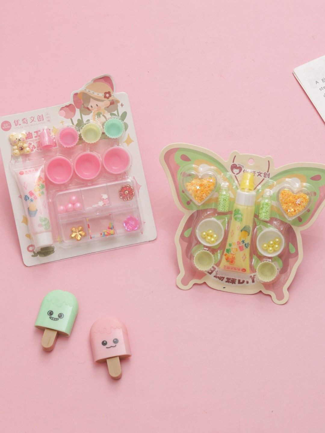 

Yellow Bee Resin Craft Set, Pink