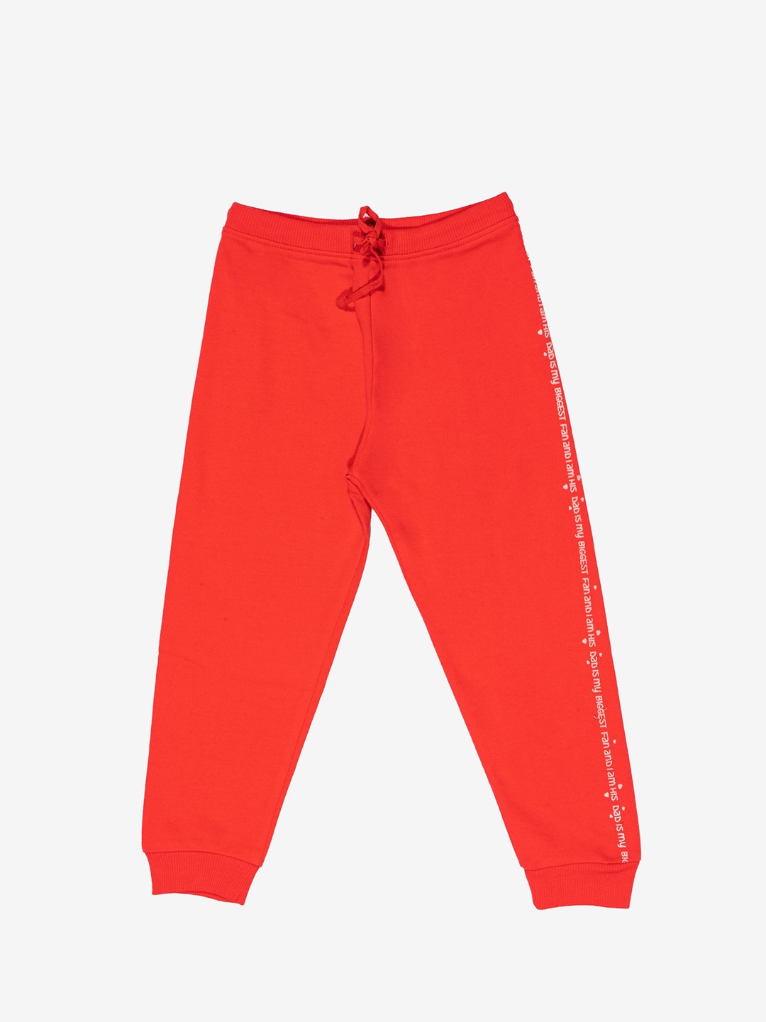 

Bodycare Girls Cotton Joggers, Red