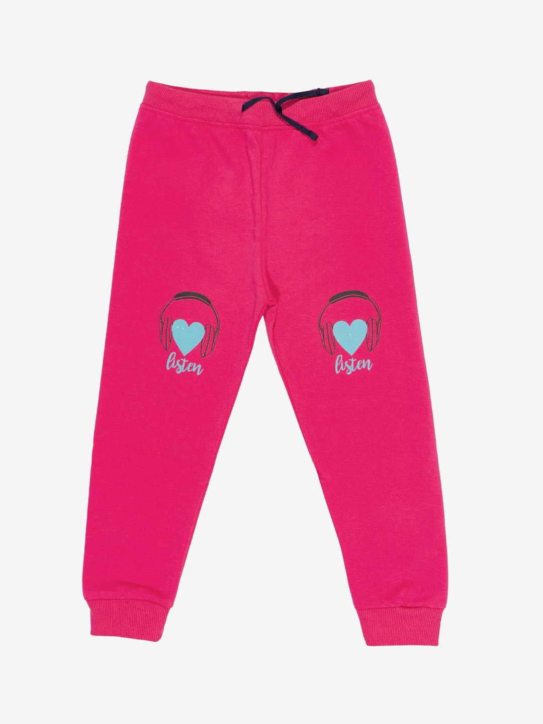 

Bodycare Girls Cotton Joggers, Fuchsia