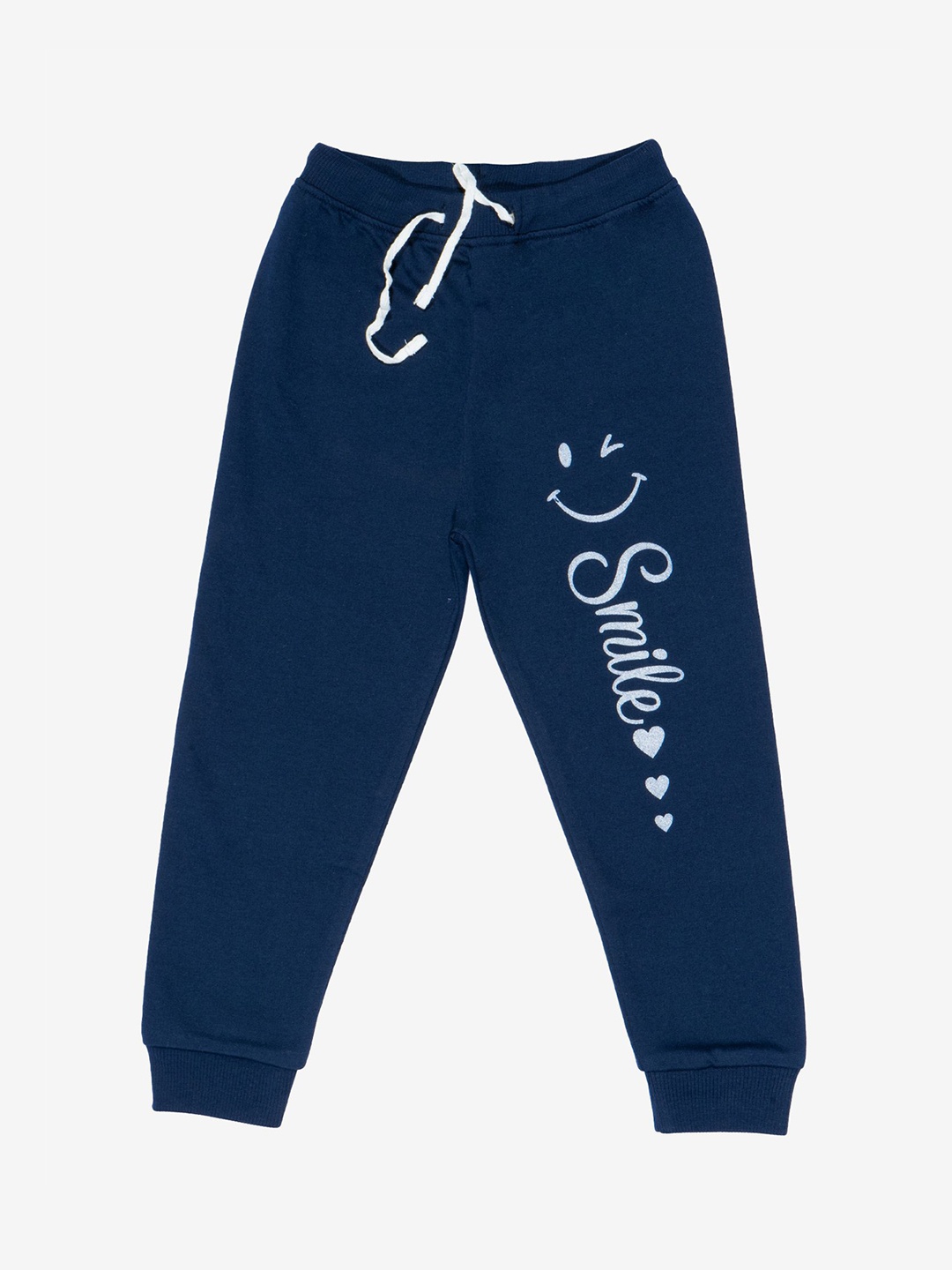 

Bodycare Girls Cotton Mid Rise Jogger, Navy blue