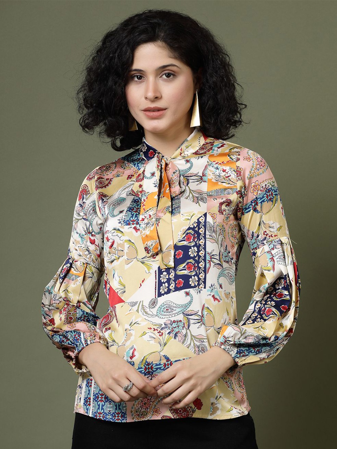 

Juelle Floral Print Top, Multi