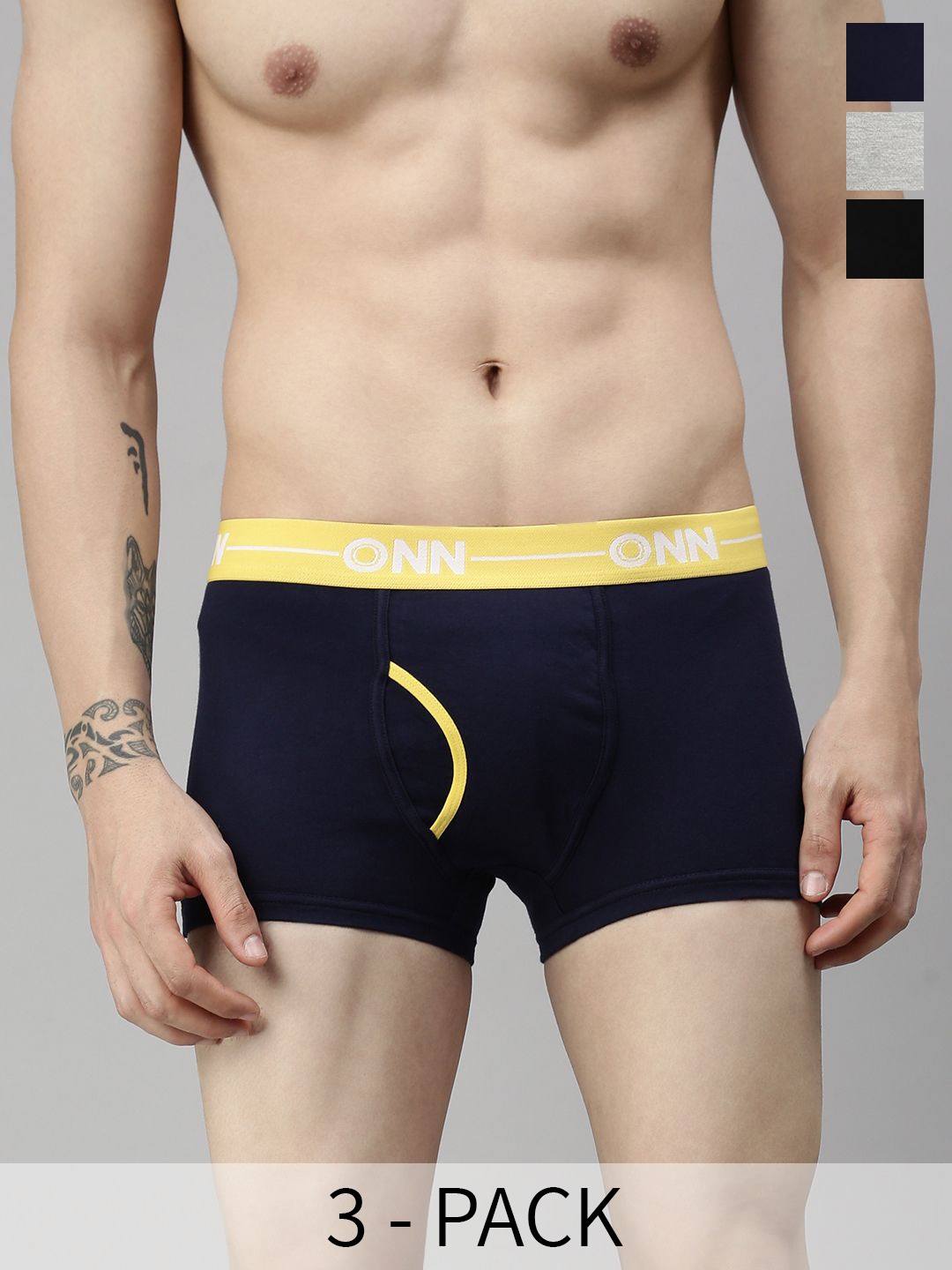 

ONN Pack Of 3 Assorted Trunks XYTRNK198