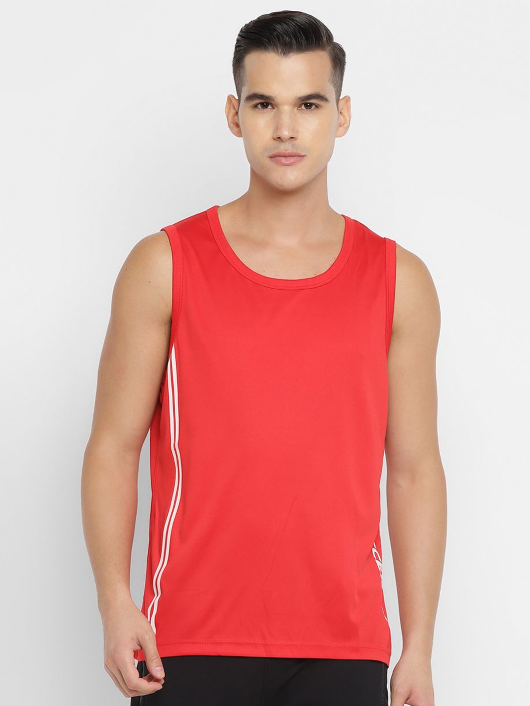 

HRX by Hrithik Roshan Men Raw Edge T-shirt, Red