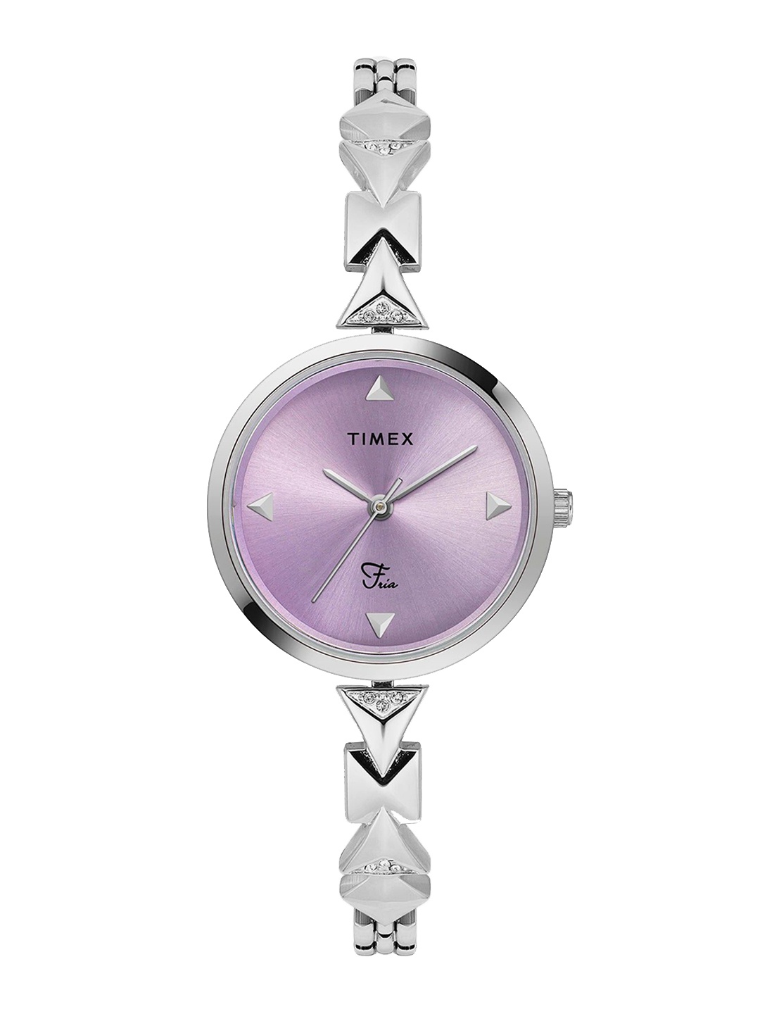 

Timex Women Brass Embellished Dial & Bracelet Style Straps Analogue Watch TWEL18300-JIT, Purple