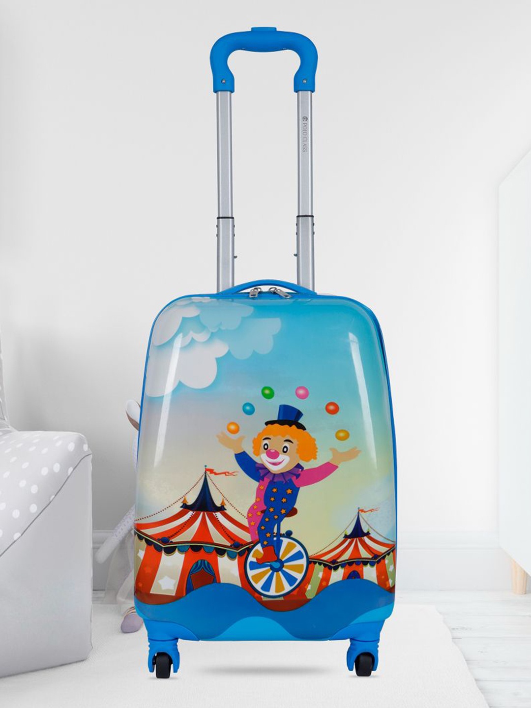 

Polo Class Printed Hard-Sided Medium Trolley Bag, Grey
