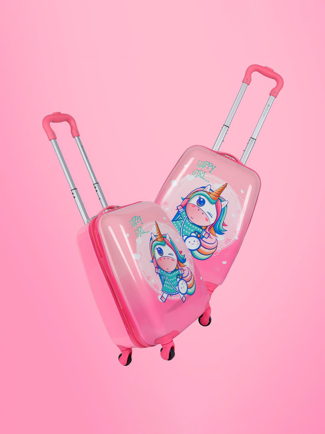 

Polo Class Hard-Sided Printed Trolley Bag, Rose