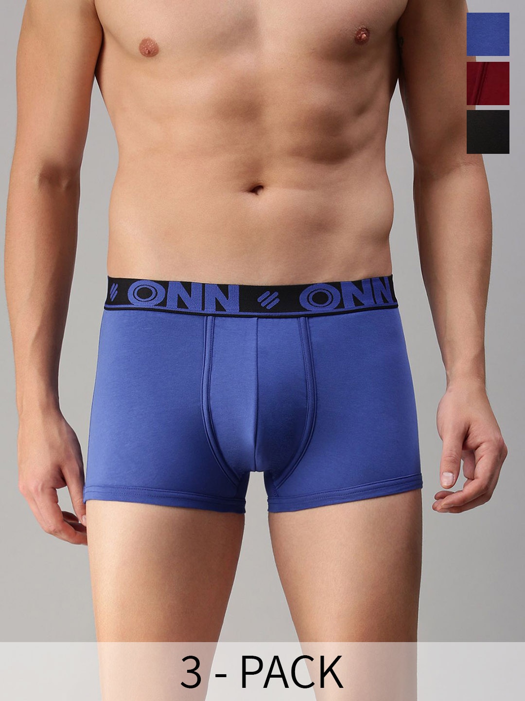 

ONN Pack of 3 Assorted Breathability Trunks ONN_273_AST3_3PC